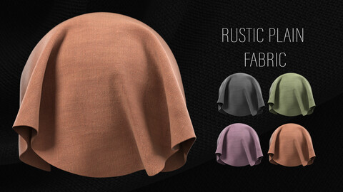 RUSTIC PLAIN FABRIC - 4K TEXTURES