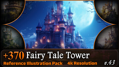 370 Fairy Tale Tower Reference Pack | 4K | v.43