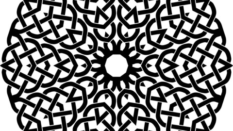 Celtic Knot Mandala 4, svg vector file, laser cut file, cricut file, engraving file, cnc cut file, DXF file, Eps file