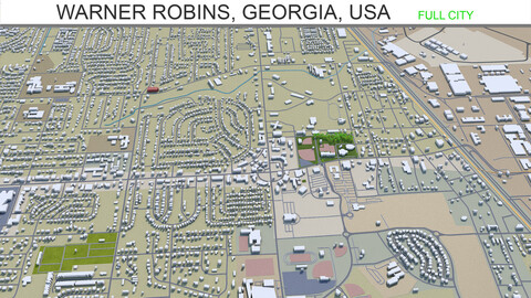 Warner Robins, Georgia, USA 30km