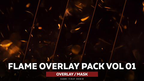 High Quality Flame - Particle Overlay Pack