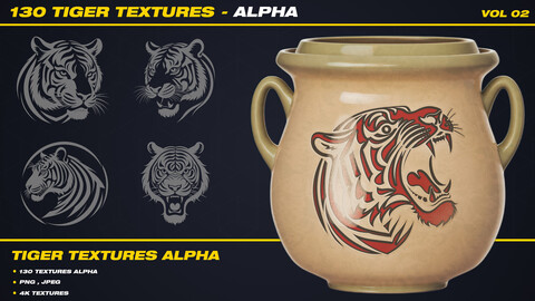 130 Tiger Textures - Alpha