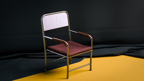 (The Analogie Asset Pack) “The Chair” Game Ready Asset, Low Poly.