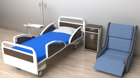 Hospital Room Interior 2 - 8K