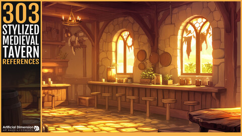 303 Stylized Medieval Tavern