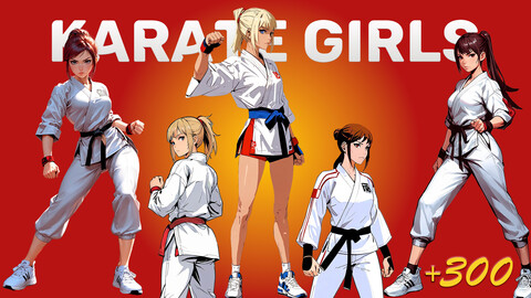 300 Karate Girl Anime Reference Images | Chatacter Images