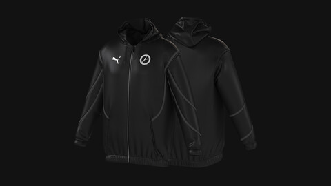 PUMA - 24/25 PREMATCH JACKET MOCKUP for CLO3D and Marvelous Designer