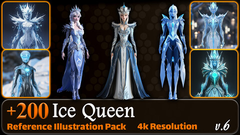 200 Ice Queen Reference Pack | 4K | v.6