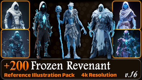 200 Frozen Revenant Reference Pack | 4K | v.16