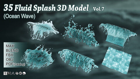 35 Fluid splash vol 7 (Ocean wave)