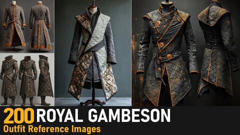 Royal Gambeson|4K Reference Images