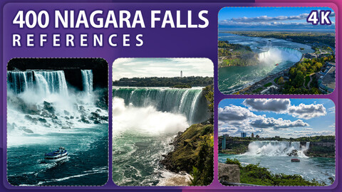 400 Niagara Fall Image Reference Pack – Vol 1