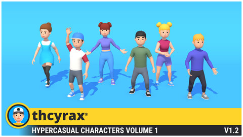 Hyper Casual Characters Vol 1