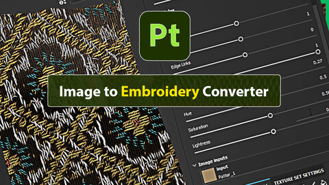 Image to Embroidery Generator for Substance painter