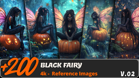 BLACK FAIRY VOL. 02/ 4K/ Reference Image