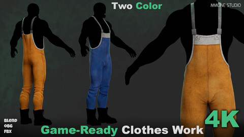 Clothes Work - Game Ready With Texture