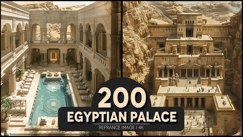 Egyptian Palace 4K Reference/Concept Images