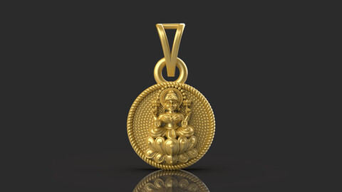 Gini Lakshmi Pendant - 0059