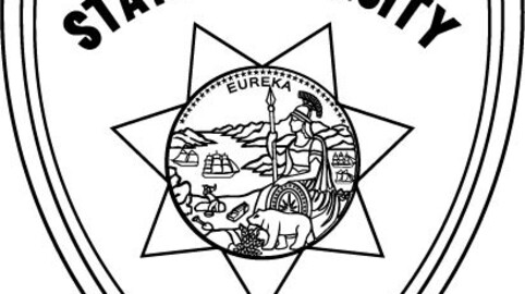 California State Uni Police vector file, svg dxf file for laser cutting, laser engraving, cricut cut file, cnc router file, ez cad file