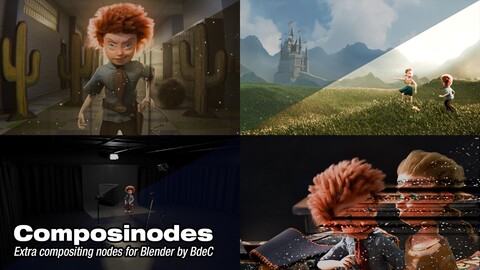 Composinodes by BdeC : Extra compositing nodes for Blender