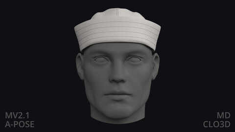 BASIC SAILOR HAT – zpac obj fbx highpoly