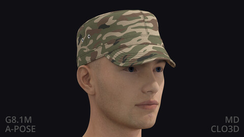 PATROL CAP – zprj obj fbx highpoly