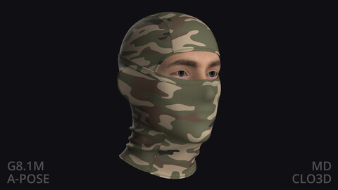 TACTICAL SKI MASK – zprj obj fbx highpoly