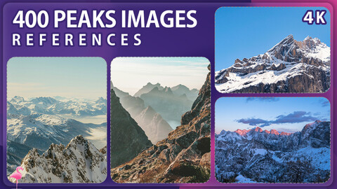 400 Peaks Image Reference Pack – Vol 1