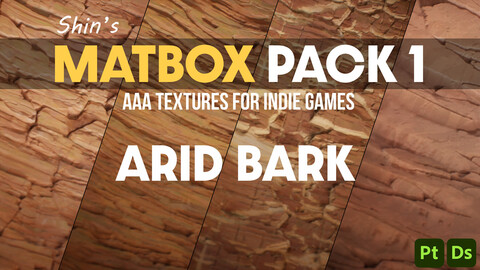 MATBOX PACK 1: ARID BARK - SUBSTANCE MATERIALS