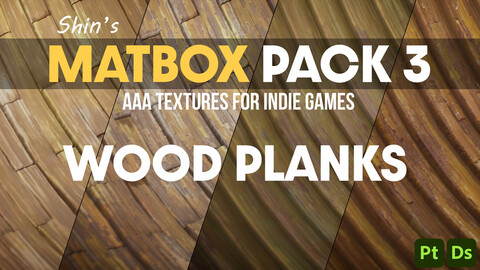 MATBOX PACK 3: WOOD PLANKS - SUBSTANCE MATERIALS