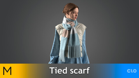 Tied scarf