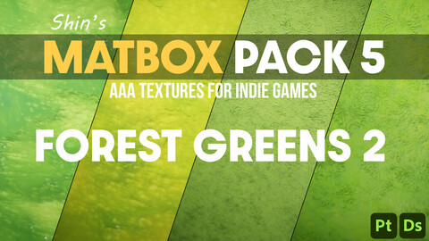 MATBOX PACK 5: FOREST GREENS 2 - SUBSTANCE MATERIALS