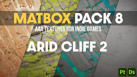 MATBOX PACK 8: ARID CLIFF 2 - SUBSTANCE MATERIALS