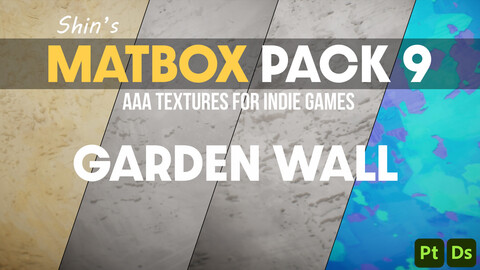 MATBOX PACK 9: GARDEN WALL (SUBSTANCE MATERIALS)