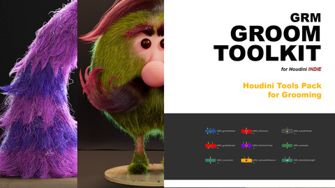 GRM Groom Toolkit (for Houdini INDIE)