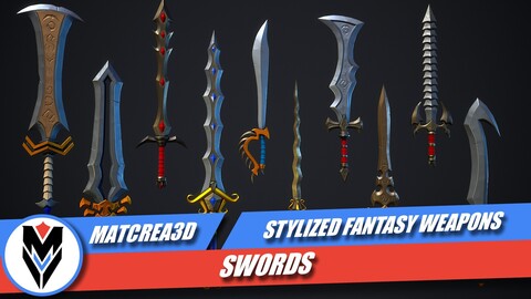 Stylized Fantasy Weapons - Swords