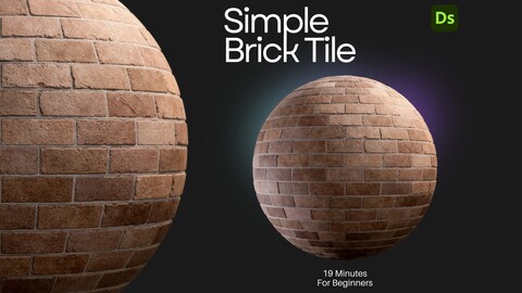 Free Tutorial - Create Simple Brick in Substance Designer