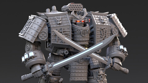 Samurai Behemoth Multipart kit for 3D Print