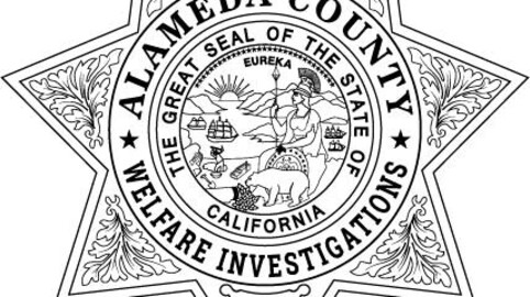 Alameda County WELFARE INVESTIGATIONS Badge California vector file, svg dxf file for laser cutting, laser engraving, Cricut cut file, cnc router file, EZ Cad file