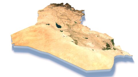 Iraq Terrain Map