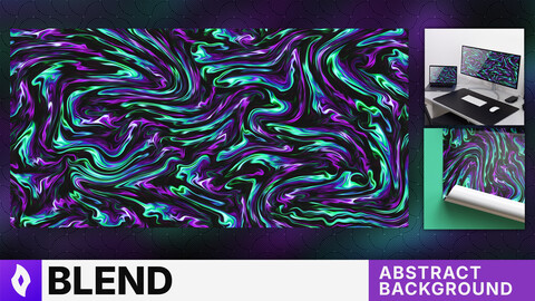 FLUID ART: "Blend" | Abstract Background