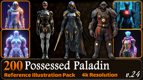 200 Possessed Paladin Reference Pack | 4K | v.24