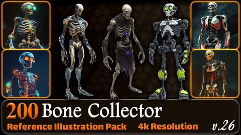 200 Bone Collector Reference Pack | 4K | v.26