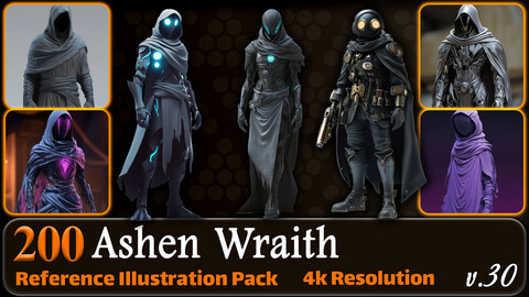 200 Ashen Wraith Reference Pack | 4K | v.30