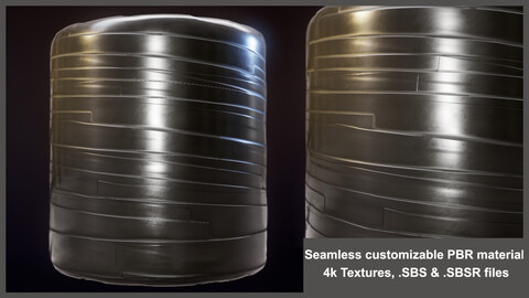 Seamless insulation tape black PBR material textures