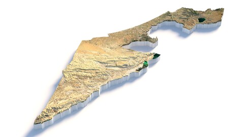 Israel Terrain Map