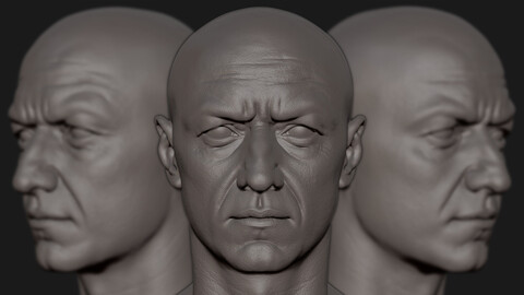 James McAvoy - Likeness sculpt