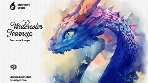 Watercolor Journeys Clip Studio Brushes