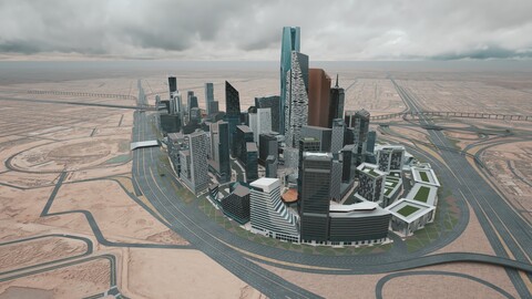 King Abdullah Financial District (Kafd), Riyadh, Saudi Arabia