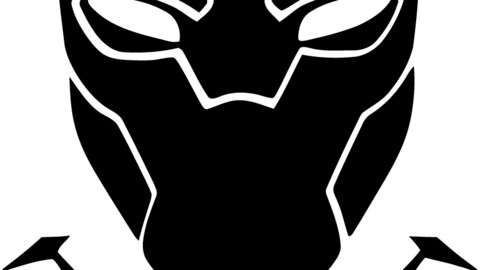 Black Panther, svg vector file, laser cut file, cricut file, engraving file, cnc cut file, Eps file